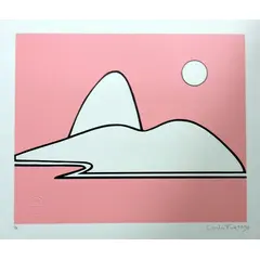 Foto de um(a) Pão de Açucar branco fundo rosa 30 x 35 cm - Carlos Furtado, da categoria de Serigrafia. Serigrafia original póstuma do artista Carlos Furtado. Dimensões: Altura: 30 cm Largura: 35 cm Breve biografia do artista:... Vendido no marketplace Trésors.
