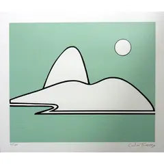 Foto de um(a) Pão de Açucar branco fundo verdinho 30 x 35 cm - Carlos Furtado, da categoria de Serigrafia. Serigrafia original póstuma do artista Carlos Furtado. Dimensões: Altura: 30 cm Largura: 35 cm Breve biografia do artista:... Vendido no marketplace Trésors.