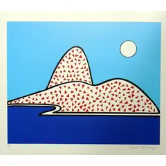 Foto de um(a) Pão de Açucar triangulos vermelhos fundo azul 30 X 35 cm - Carlos Furtado, da categoria de Serigrafia. Serigrafia original póstuma do artista Carlos Furtado. Dimensões: Altura: 30 cm Largura: 35 cm Breve biografia do artista:... Vendido no marketplace Trésors.