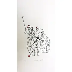 Foto de um(a) POLO IV (70 X 40 CM) - Antonio Tavares Calló, da categoria de Serigrafia. Serigrafia original póstuma do artista Antonio Tavares Calló. Dimensões: Altura: 70 cm Largura: 40 cm Breve biografia do... Vendido no marketplace Trésors.