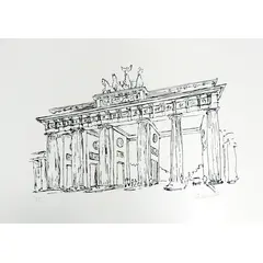 Foto de um(a) Portal de Brandemburgo Alemanha - Antonio Tavares Calló, da categoria de Serigrafia. Serigrafia original póstuma do artista Antonio Tavares Calló. Dimensões: Altura: 50 cm Largura: 70 cm Breve biografia do... Vendido no marketplace Trésors.