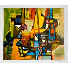 Foto de um(a) RBMX06 70 x 80 cm - Burle Marx, da categoria de Serigrafia. Serigrafia original póstuma do artista Burle Marx. Dimensões: Altura: 70 cm Largura: 80 cm Breve biografia do artista:... Vendido no marketplace Trésors.