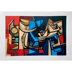 Foto de um(a) RBMX07 70 x 100 cm - Burle Marx, da categoria de Serigrafia. Serigrafia original póstuma do artista Burle Marx. Dimensões: Altura: 70 cm Largura: 100 cm Breve biografia do artista:... Vendido no marketplace Trésors.