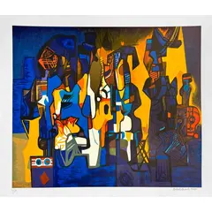 Foto de um(a) RBMX09 70 x 80 cm - Burle Marx, da categoria de Serigrafia. Serigrafia original póstuma do artista Burle Marx. Dimensões: Altura: 70 cm Largura: 80 cm Breve biografia do artista:... Vendido no marketplace Trésors.