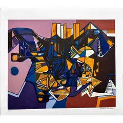 Foto de um(a) RBMX12 (70x80 cm) - Burle Marx, da categoria de Serigrafia. Serigrafia original póstuma do artista Burle Marx. Dimensões: Altura: 70 cm Largura: 80 cm Breve biografia do artista:... Vendido no marketplace Trésors.
