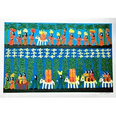 Foto de um(a) RETIRANTES II 70 x 100 cm - Antonio Poteiro, da categoria de Serigrafia. Serigrafia original póstuma do artista Antonio Poteiro. Dimensões: Altura: 70 cm Largura: 100 cm Breve biografia do artista:... Vendido no marketplace Trésors.