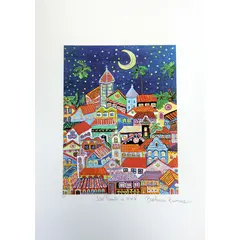 Foto de um(a) SÃO PAULO À NOITE (50x35 cm) - Bárbara Xumaia, da categoria de Serigrafia. Serigrafia original póstuma do artista Bárbara Xumaia. Dimensões: Altura: 82 cm Largura: 70 cm Breve biografia do artista:... Vendido no marketplace Trésors.