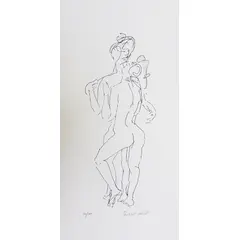 Foto de um(a) SEDUÇÃO (70 X 40 CM) - Antonio Tavares Calló, da categoria de Serigrafia. Serigrafia original póstuma do artista Antonio Tavares Calló. Dimensões: Altura: 70 cm Largura: 40 cm Breve biografia do... Vendido no marketplace Trésors.