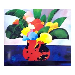 Foto de um(a) Vaso de Flores 50 x 70 (PM) - Aldemir Martins, da categoria de Serigrafia. Serigrafia original póstuma do artista Aldemir Martins. Dimensões: Altura: 50 cm Largura: 70 cm Breve biografia do artista:... Vendido no marketplace Trésors.