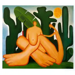 Foto de um(a) Antropofagia 55 x 64 cm (edições Galeria Brasil) - Tarsila do Amaral, da categoria de Serigrafia. Serigrafia original póstuma do artista Tarsila do Amaral. Dimensões: Altura: 55 cm Largura: 64 cm Breve biografia do... Vendido no marketplace Trésors.