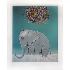 Foto de um(a) A leveza do Elefante 55 x 45 cm - Kleber Lopes, da categoria de Serigrafia. Serigrafia original póstuma do artista Kleber Lopes. Dimensões: Altura: 55 cm Largura: 45 cm Breve biografia do artista: O... Vendido no marketplace Trésors.