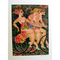 Foto de um(a) BIKE 03 - Juarez Machado, da categoria de Serigrafia. Serigrafia original póstuma do artista Juarez Machado. Dimensões: Altura: 50 cm Largura: 70 cm Breve biografia do artista:... Vendido no marketplace Trésors.