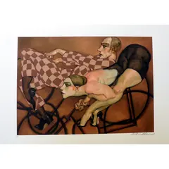 Foto de um(a) BIKE 04 - Juarez Machado, da categoria de Serigrafia. Serigrafia original póstuma do artista Juarez Machado. Dimensões: Altura: 50 cm Largura: 70 cm Breve biografia do artista:... Vendido no marketplace Trésors.