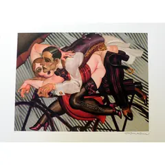 Foto de um(a) BIKE 05 ( a TREPADA!) - Juarez Machado, da categoria de Serigrafia. Serigrafia original póstuma do artista Juarez Machado. Dimensões: Altura: 50 cm Largura: 70 cm Breve biografia do artista:... Vendido no marketplace Trésors.