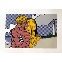Foto de um(a) BEIJO NA PRAIA 70 x 100 cm - Neno Ramos, da categoria de Serigrafia. Serigrafia original póstuma do artista Neno Ramos. Dimensões: Altura: 70 cm Largura: 100 cm Breve biografia do artista:... Vendido no marketplace Trésors.