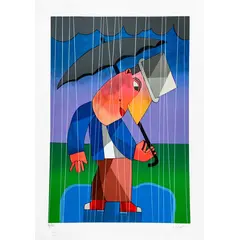 Foto de um(a) CHUVA II (70 X 50 CM) - Inos Corradin, da categoria de Serigrafia. Serigrafia original póstuma do artista Inos Corradin. Dimensões: Altura: 70 cm Largura: 50 cm Breve biografia do artista:... Vendido no marketplace Trésors.