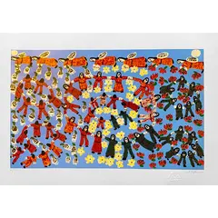 Foto de um(a) CIRANDA III 50 x 70 cm - Antonio Poteiro, da categoria de Serigrafia. Serigrafia original póstuma do artista Antonio Poteiro. Dimensões:Altura: 50 cmLargura: 70 cm Breve biografia do... Vendido no marketplace Trésors.