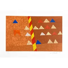 Foto de um(a) COMPOSIÇÃO MARROM 35 X 50 CM - ZiFacella, da categoria de Serigrafia. Serigrafia original póstuma do artista ZiFacella. Dimensões: Altura: 35 cm Largura: 50 cm Breve biografia do artista:... Vendido no marketplace Trésors.