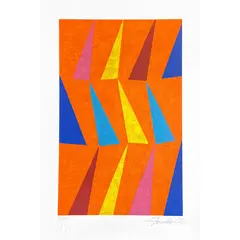 Foto de um(a) COMPOSIÇÃO LARANJA 50 X 35 CM - ZiFacella, da categoria de Serigrafia. Serigrafia original póstuma do artista ZiFacella. Dimensões: Altura: 50 cm Largura: 35 cm Breve biografia do artista:... Vendido no marketplace Trésors.