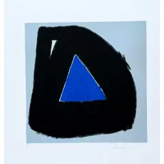 Foto de um(a) DR Black Blue II 2022 (70 x 70 cm) - Rosolen, da categoria de Serigrafia. Serigrafia original póstuma do artista Rosolen. Dimensões: Altura: 70 cm Largura: 70 cm Breve biografia do artista: Décio... Vendido no marketplace Trésors.