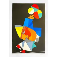 Foto de um(a) EQUILIBRISTA LARANJA (70 X 50 CM) - Inos Corradin, da categoria de Serigrafia. Serigrafia original póstuma do artista Inos Corradin. Dimensões: Altura: 70 cm Largura: 50 cm Breve biografia do artista:... Vendido no marketplace Trésors.