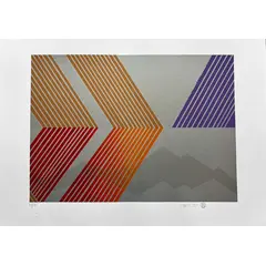 Foto de um(a) ESPAÇO LUZ & SOMBRA (50 x70 cm) 2023 - Toyota, da categoria de Serigrafia. Serigrafia original póstuma do artista Toyota. Dimensões: Altura: 55 cm Largura: 64 cm Breve biografia do artista: Nasceu no... Vendido no marketplace Trésors.
