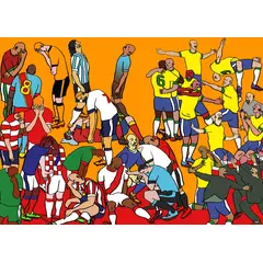 Foto de um(a) FIM DE PAPO - J.Victtor, da categoria de Serigrafia. Serigrafia original póstuma do artista J.Victtor. Dimensões: Altura: 50 cm Largura: 70 cm Breve biografia do artista: Jorge... Vendido no marketplace Trésors.