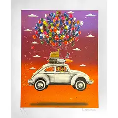 Foto de um(a) Fusca Vermelho 55 x 46 cm - Kleber Lopes, da categoria de Serigrafia. Serigrafia original póstuma do artista Kleber Lopes. Dimensões: Altura: 55 cm Largura: 46 cm Breve biografia do artista: O... Vendido no marketplace Trésors.