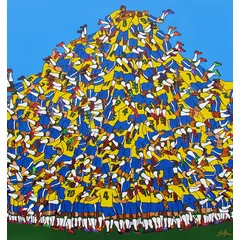 Foto de um(a) GOL DO BRASIL (70 X 50 CM) - J.Victtor, da categoria de Serigrafia. Serigrafia original póstuma do artista J.Victtor. Dimensões: Altura: 70 cm Largura: 50 cm Breve biografia do artista: Jorge... Vendido no marketplace Trésors.