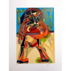 Foto de um(a) Guitarrista III - Ivald Granato, da categoria de Serigrafia. Serigrafia original póstuma do artista Ivald Granato. Dimensões: Altura: 40 cm Largura: 30 cm Breve biografia do artista:... Vendido no marketplace Trésors.