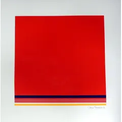 Foto de um(a) JR02 70 x 70 cm - Julia Rosolen, da categoria de Serigrafia. Serigrafia original póstuma do artista Julia Rosolen. Dimensões: Altura: 70 cm Largura: 70 cm Breve biografia do artista:... Vendido no marketplace Trésors.