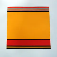 Foto de um(a) JR08 70 x 70 cm - Julia Rosolen, da categoria de Serigrafia. Serigrafia original póstuma do artista Julia Rosolen. Dimensões: Altura: 70 cm Largura: 70 cm Breve biografia do artista:... Vendido no marketplace Trésors.