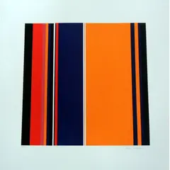 Foto de um(a) JR09 70 x 70 cm - Julia Rosolen, da categoria de Serigrafia. Serigrafia original póstuma do artista Julia Rosolen. Dimensões: Altura: 70 cm Largura: 70 cm Breve biografia do artista:... Vendido no marketplace Trésors.