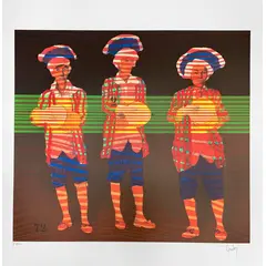 Foto de um(a) , da categoria de Serigrafia. Serigrafia original póstuma do artista nan. Dimensões: Altura: 70 cm Largura: 70 cm Breve biografia do artista: nan. Vendido no marketplace Trésors.