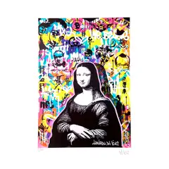 Foto de um(a) Monalisa 64 x 44 cm - Fábio Polesi, da categoria de Serigrafia. Serigrafia original póstuma do artista Fábio Polesi. Dimensões: Altura: 64 cm Largura: 44 cm Breve biografia do artista: A... Vendido no marketplace Trésors.