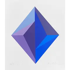 Foto de um(a) PK 28 Azul II (35 x 30 cm) - Paula Kadunc, da categoria de Serigrafia. Serigrafia original póstuma do artista Paula Kadunc. Dimensões: Altura: 35 cm Largura: 30 cm Breve biografia do artista:... Vendido no marketplace Trésors.