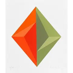 Foto de um(a) PK 29 laranja verde (35 x 30 cm) - Paula Kadunc, da categoria de Serigrafia. Serigrafia original póstuma do artista Paula Kadunc. Dimensões: Altura: 35 cm Largura: 30 cm Breve biografia do artista:... Vendido no marketplace Trésors.
