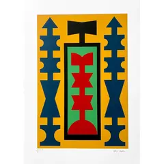 Foto de um(a) , da categoria de Serigrafia. Serigrafia original póstuma do artista nan. Dimensões: Altura: 70 cm Largura: 50 cm Breve biografia do artista: nan. Vendido no marketplace Trésors.