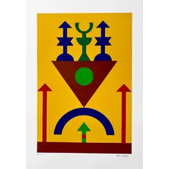 Foto de um(a) , da categoria de Serigrafia. Serigrafia original póstuma do artista nan. Dimensões: Altura: 70 cm Largura: 50 cm Breve biografia do artista: nan. Vendido no marketplace Trésors.
