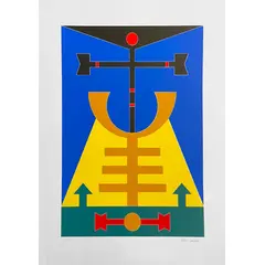 Foto de um(a) , da categoria de Serigrafia. Serigrafia original póstuma do artista nan. Dimensões: Altura: 70 cm Largura: 50 cm Breve biografia do artista: nan. Vendido no marketplace Trésors.