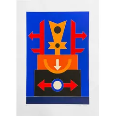 Foto de um(a) , da categoria de Serigrafia. Serigrafia original póstuma do artista nan. Dimensões: Altura: 70 cm Largura: 50 cm Breve biografia do artista: nan. Vendido no marketplace Trésors.