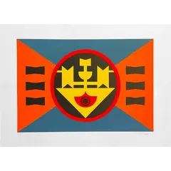 Foto de um(a) , da categoria de Serigrafia. Serigrafia original póstuma do artista nan. Dimensões: Altura: 70 cm Largura: 50 cm Breve biografia do artista: nan. Vendido no marketplace Trésors.