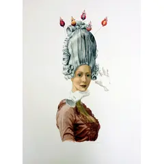 Foto de um(a) Rainha da Moda - Sônia Menna Barreto, da categoria de Serigrafia. Serigrafia original póstuma do artista Sônia Menna Barreto. Dimensões: Altura: 70 cm Largura: 50 cm Breve biografia do... Vendido no marketplace Trésors.