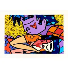 Foto de um(a) SLEEP WELL - Romero Britto, da categoria de Serigrafia. Serigrafia original póstuma do artista Romero Britto. Dimensões: Altura: 50 cm Largura: 70 cm Breve biografia do artista:... Vendido no marketplace Trésors.