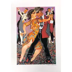 Foto de um(a) TANGO 7 - Juarez Machado, da categoria de Serigrafia. Serigrafia original póstuma do artista Juarez Machado. Dimensões: Altura: 50 cm Largura: 70 cm Breve biografia do artista:... Vendido no marketplace Trésors.