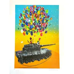 Foto de um(a) Tanque Laranja 60 x 45 cm - Kleber Lopes, da categoria de Serigrafia. Serigrafia original póstuma do artista Kleber Lopes. Dimensões: Altura: 60 cm Largura: 45 cm Breve biografia do artista: O... Vendido no marketplace Trésors.
