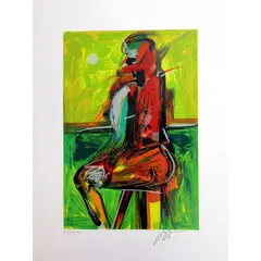 Foto de um(a) Tecladista - Ivald Granato, da categoria de Serigrafia. Serigrafia original póstuma do artista Ivald Granato. Dimensões: Altura: 40 cm Largura: 30 cm Breve biografia do artista:... Vendido no marketplace Trésors.