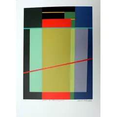 Foto de um(a) Varal de Florianópolis 70 x 50 cm - Paulo Calazans, da categoria de Serigrafia. Serigrafia original póstuma do artista Paulo Calazans. Dimensões: Altura: 70 cm Largura: 50 cm Breve biografia do artista:... Vendido no marketplace Trésors.