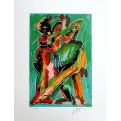 Foto de um(a) Vocalista - Ivald Granato, da categoria de Serigrafia. Serigrafia original póstuma do artista Ivald Granato. Dimensões: Altura: 40 cm Largura: 30 cm Breve biografia do artista:... Vendido no marketplace Trésors.