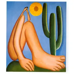 Foto de um(a) Abaporu 64 x 55 cm (edições Galeria Brasil) - Tarsila do Amaral, da categoria de Serigrafia. Serigrafia original póstuma do artista Tarsila do Amaral. Dimensões: Altura: 64 cm Largura: 55 cm Breve biografia do... Vendido no marketplace Trésors.